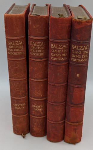 Honoré balzac konvolut 4 - balzac,,