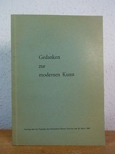 Gedanken über die moderne