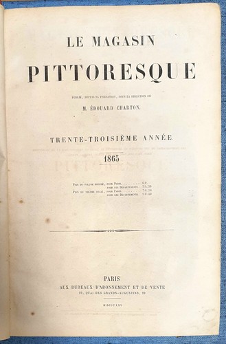 1865 magasin pittoresque - 1865,