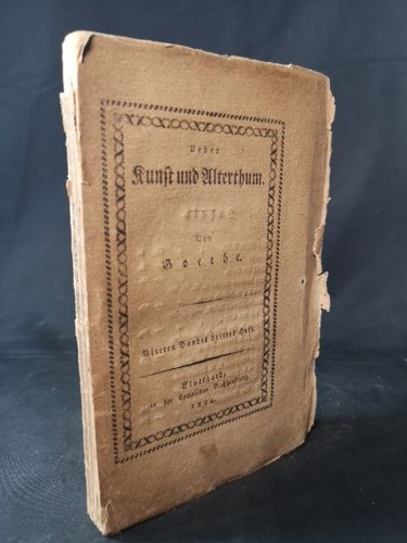 Ueber kunst und alterthum - ueber,