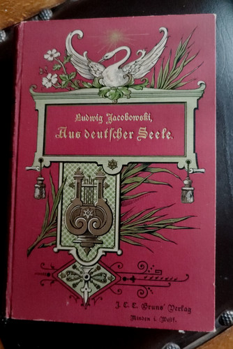 Antikes buch aus deutscher - antikes,