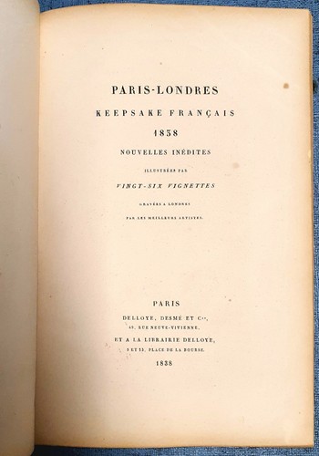 1838 paris londres - 1838, paris-londres