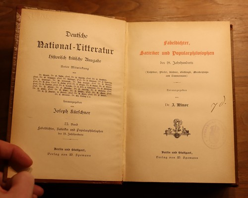 Fabeldichter satiriker und - fabeldichter,,