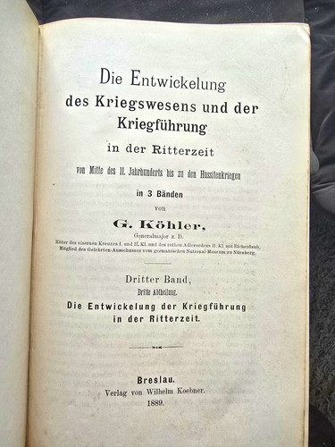 Köhler 1889 kriegswesen - köhler,