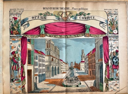 Bilderbögen theater imagerie - theater,